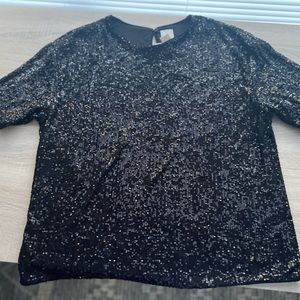 H&M sequin Tshirt
